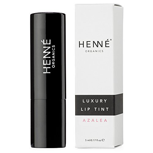 Henné Organics Πολυτελές Βάλσαμο Χειλιών - Ενυδατικό, Φυσικό Χρώμα - Αζαλέα (Ροζ) 1