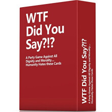 WTF Did You Say A Party Game Against All Dignity and Morality Full Game, XL Set of 594 Cards