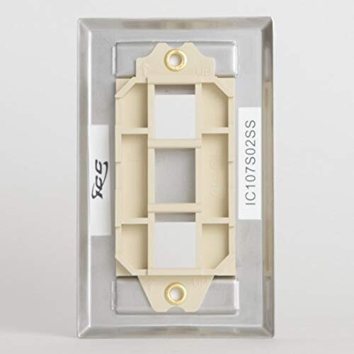 Faceplate- Id- Stainless Port 2-Port 1