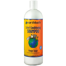Earthbath 2-in-1 Conditioning Shampoo for Pets Dog Shampoo and Conditioner, Conditions & Detangles, Made in USA Mango Tango, 16 oz