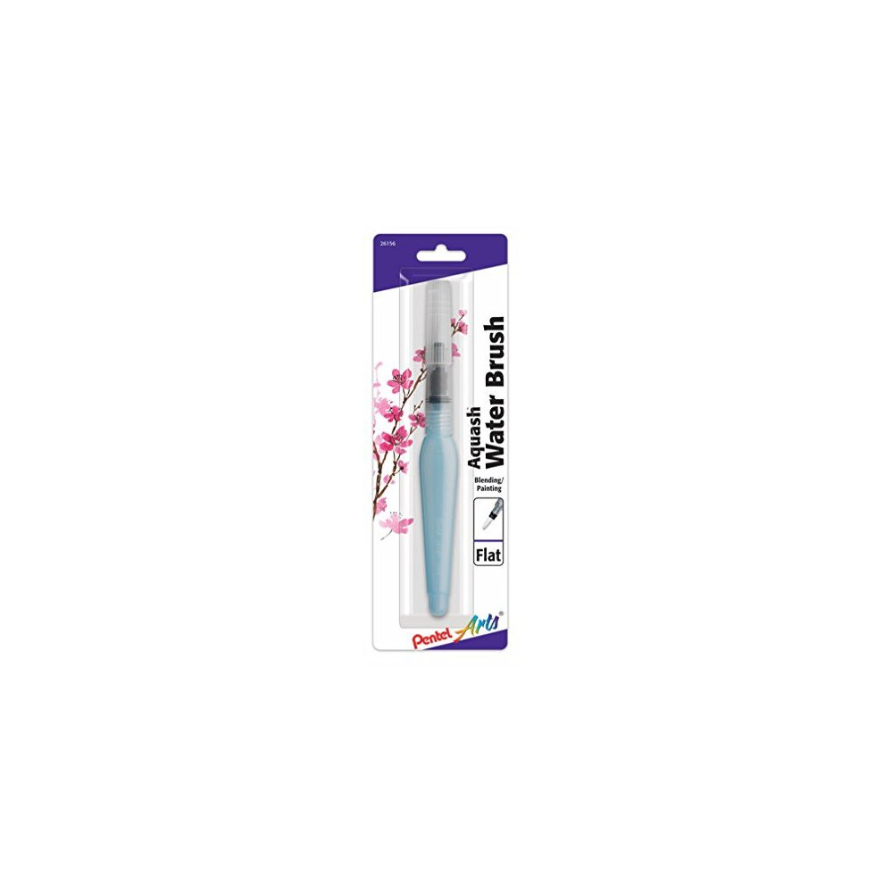 Pentel Arts Aquash Water Brush, Flat Tip, 1-Pack Carded (FRHMHBP)