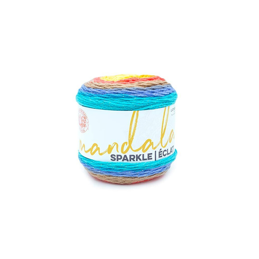 (1 Skein) Lion Brand Yarn Mandala Sparkle Yarn Hercules