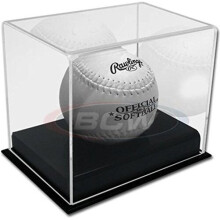 BCW Deluxe Acrylic Softball Display - Sportsmemorabilia Display Case eller Holder