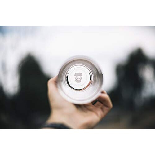 KeepCup KeepCup, Reusable Glass Cup Brew Cork, Medium 12oz | 340ml, Press 1