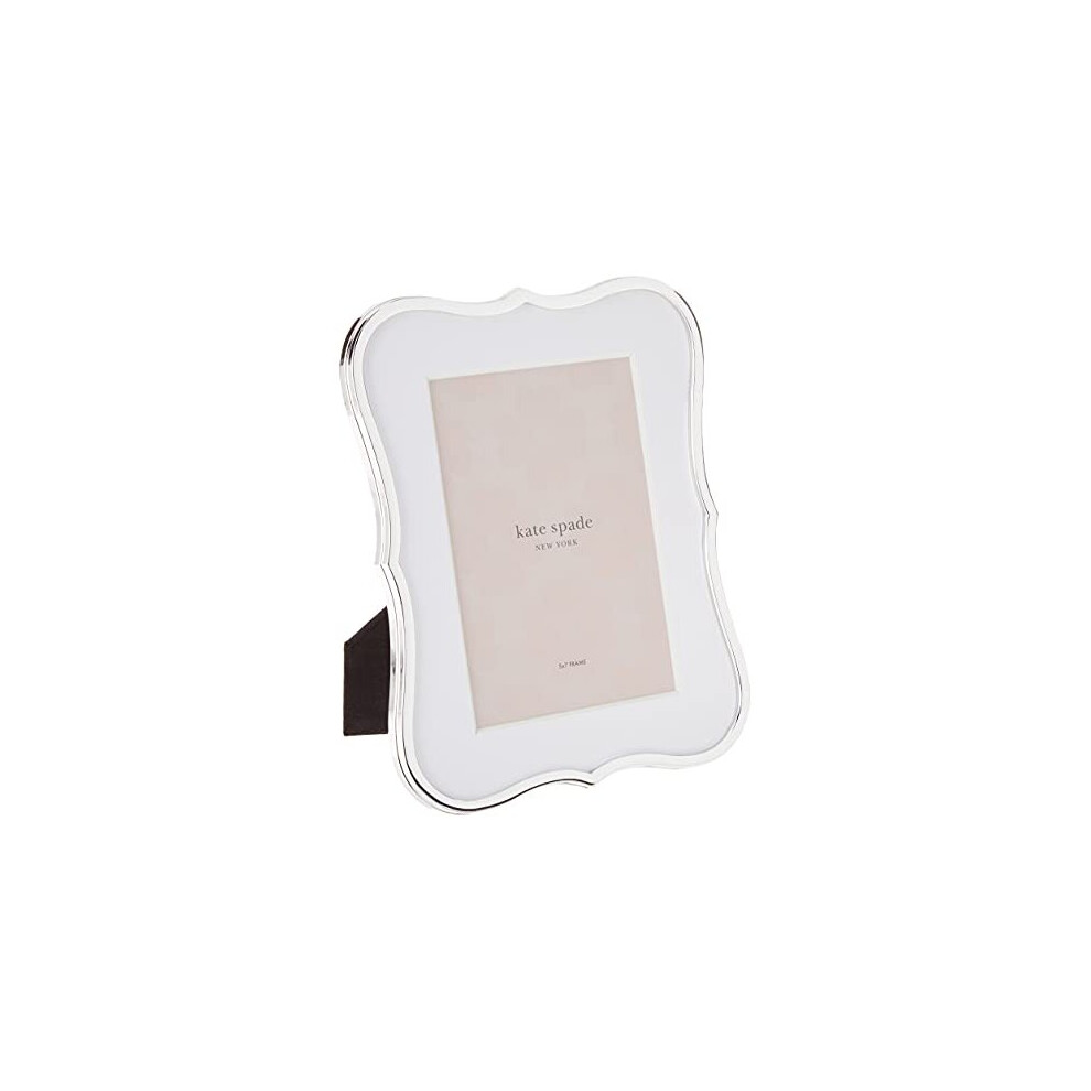 Kate Spade New York Crown Point Silver-Plate Picture Frame, 5" x 7