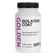 Golden Artist Colors Isolation Coat, 8 oz burk för att skydda målning