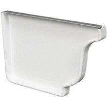 AMERIMAX HOME PRODUCTS 19005 4-palcov pozinkovan lav koncov krytka biela