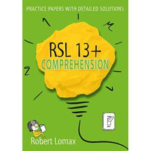 RSL 13+ Comprehension - Lomax, Robert - Paperback / sof -01/03/2021