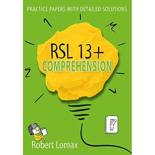 RSL 13+ Comprehension - Lomax, Robert - Paperback / sof -01/03/2021