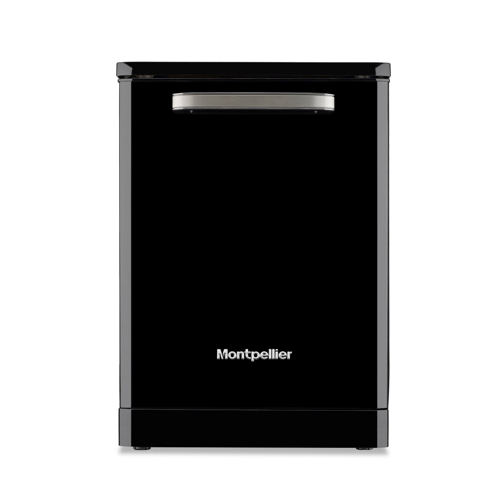 Montpellier MAB1353K Freestanding Dishwasher 60cm in Black
