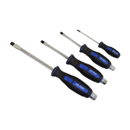 us pro US PRO Tools 10 Piece Screwdriver Set Phillips & Slotted 4598 1