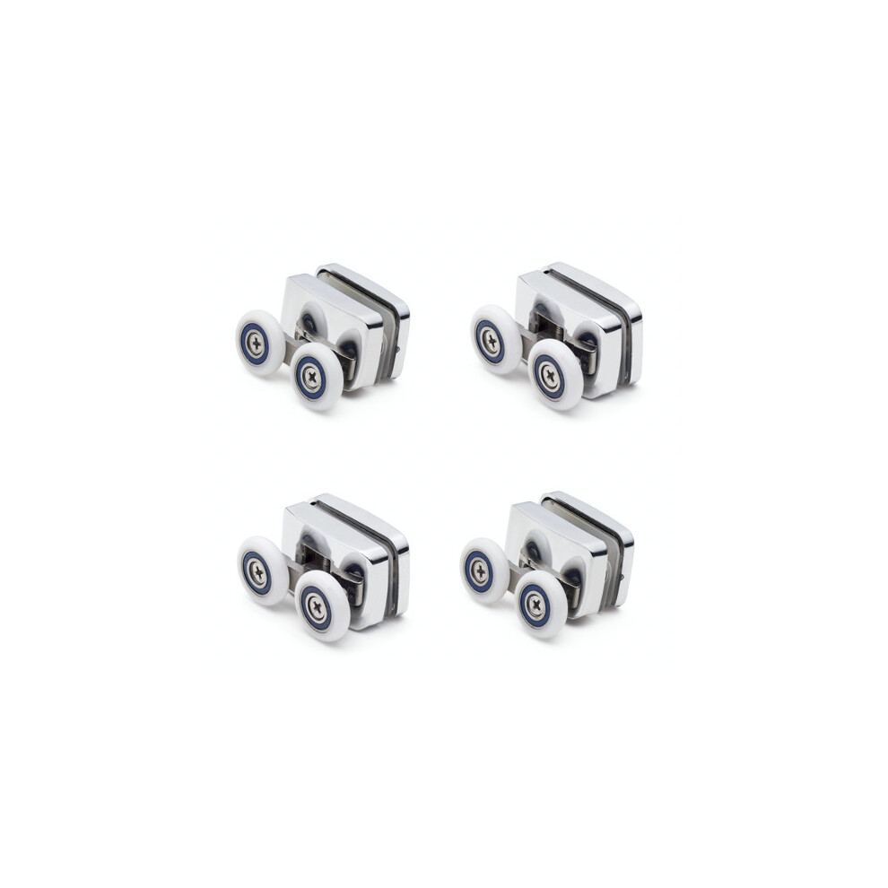 Pack of 4 (2x Top and 2 x Bottom) x Shower Door Roller/Runner 23mm dia wheels F23