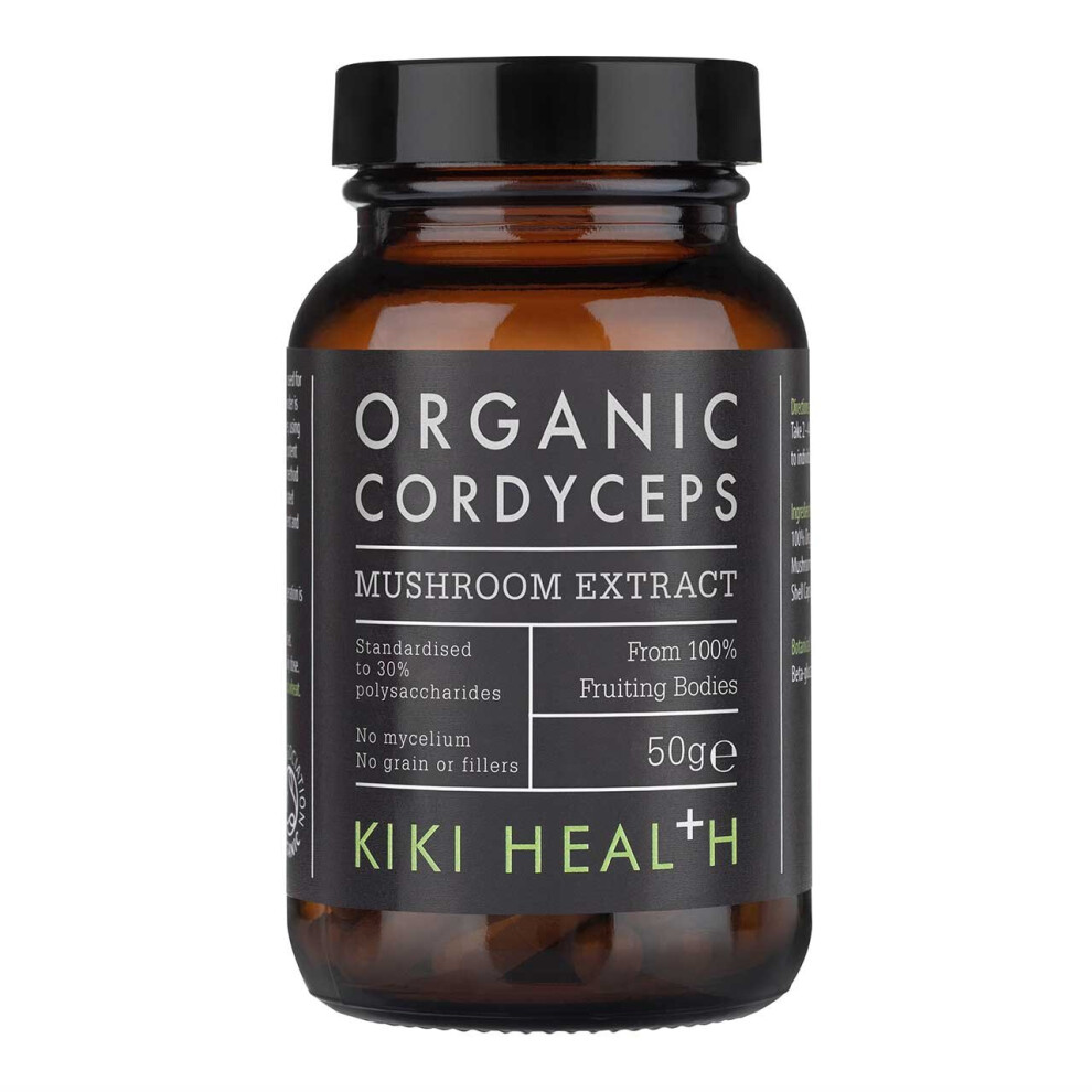 Kiki Health Organic Mushroom Extract Cordyceps Powder 50G