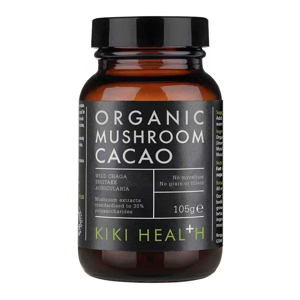 Kiki Health Mushroom Cacao Daily Wellness Support Powder - 105G - Image 3
