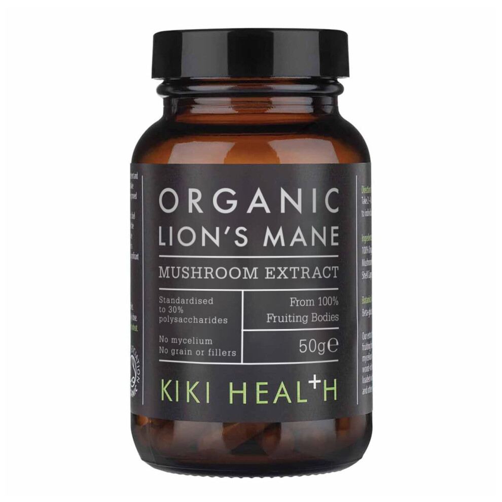 Kiki Health Organic Mushroom Extract Lion's Mane Powder 50g