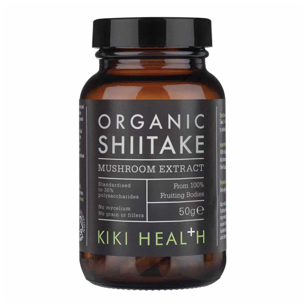 Kiki Health Organic Mushroom Extract Shiitake Powder 50G