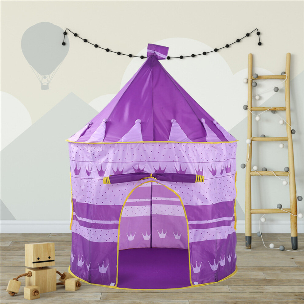 (PURPLE PRINCESS) Kids Pop Up Tent Girls Boys Play House Ind/Outdoor-image-OPC-PB752T9-NEW