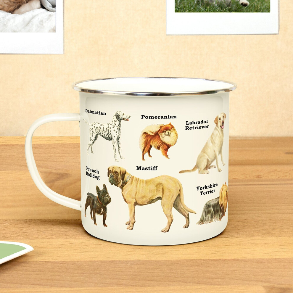 Gift Republic Dogs - Enamel Mug 500Ml