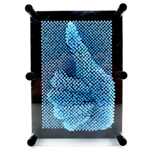Trading & Import Pin Art, Light Blue