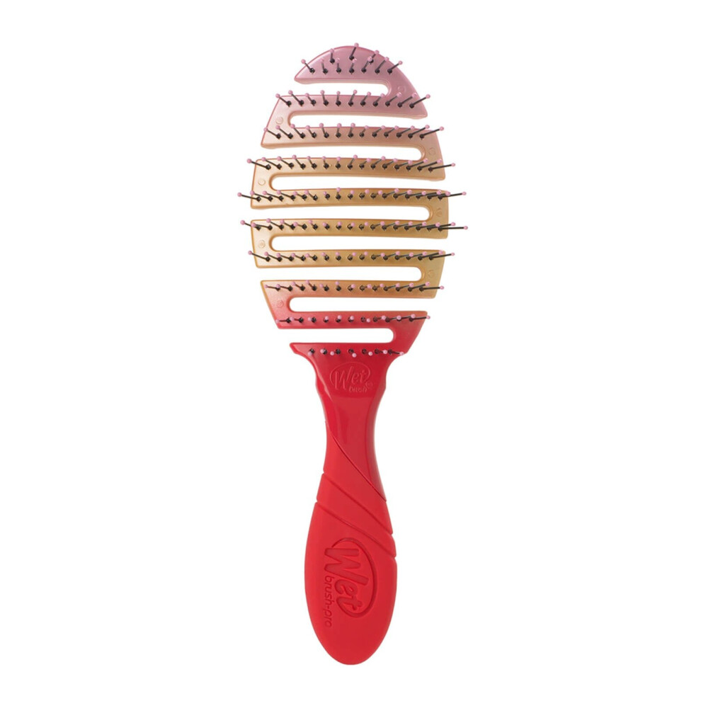 Beauty Goddess Coral Wet Brush Pro Flex Dry Ombre