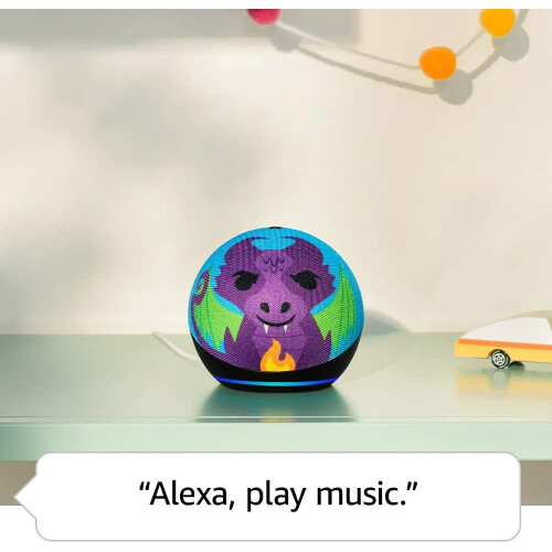 Amazon Dragon Echo Dot (5th generation, 2022 release) Kids | Designed for kids 2