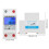 Electric Energy Meter Digital Single Phase 2 Wire KWh Meter DIN-Rail 3