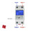 Electric Energy Meter Digital Single Phase 2 Wire KWh Meter DIN-Rail 6