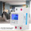 Electric Energy Meter Digital Single Phase 2 Wire KWh Meter DIN-Rail 12