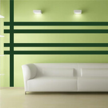 Dark Green Simple Stripes
