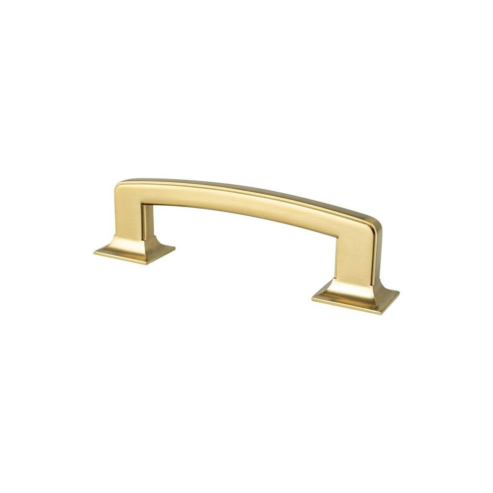 96 Mm Hearthstone Pull - Modern Brushed Gold 745704216240