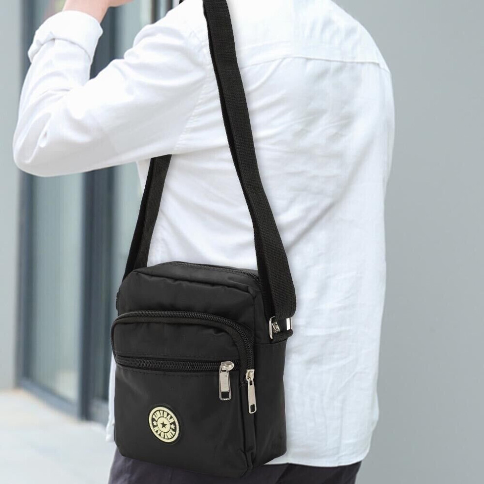Men's Messenger Bag Waterproof Cross Body Shoulder Handbag Utility