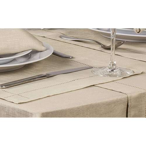 Gr8 Home (Latte) Set Of 4 Polyester Placemats Dining Table Mats 2