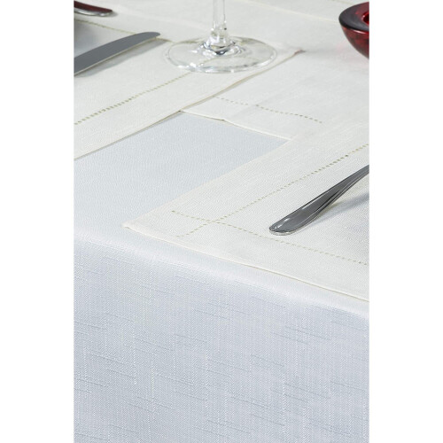 Gr8 Home (Cream) Set Of 4 Polyester Placemats Dining Table Mats 2