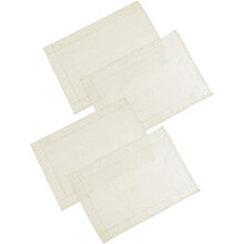 (Cream) Set Of 4 Polyester Placemats Dining Table Mats