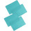 Gr8 Home (Teal) Set Of 4 Polyester Placemats Dining Table Mats 1