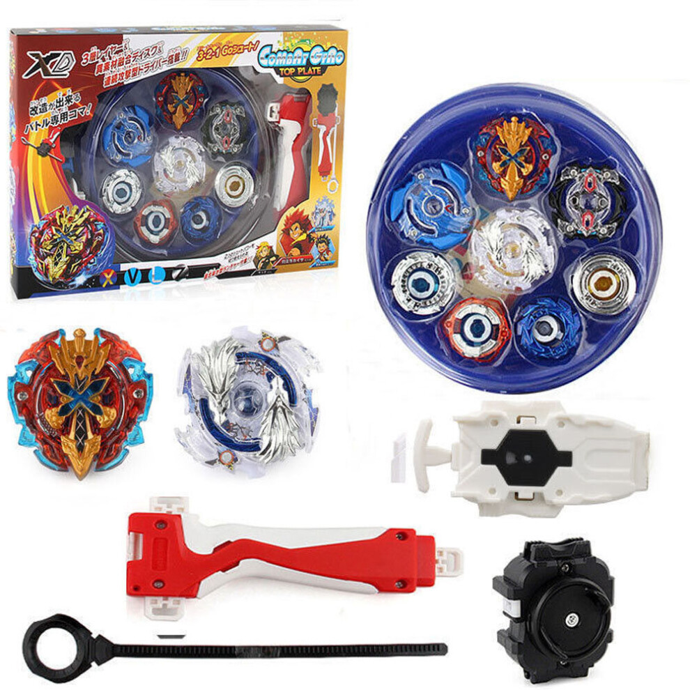 XD168-1 Beyblade BayBlade Burst Starter Set Spinning Launcher 8PCS