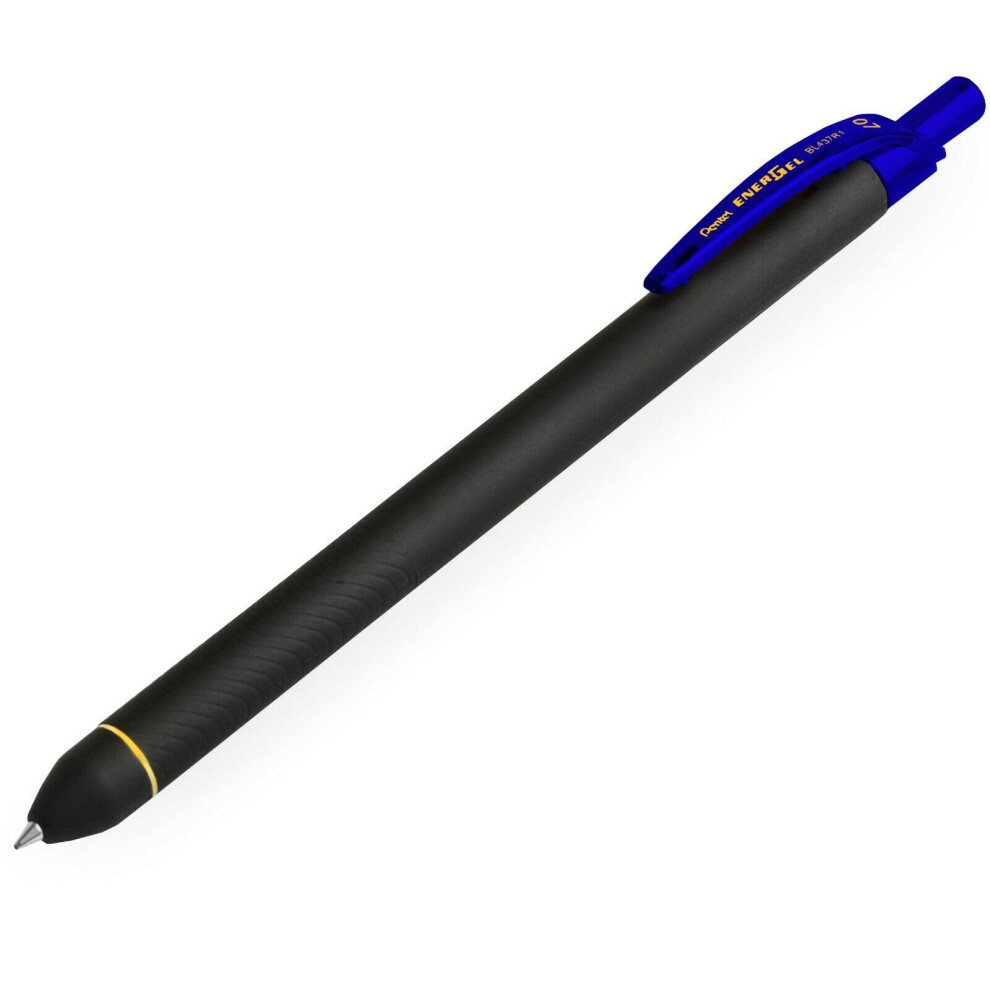 Pentel Energel Bl437r1 Retractable Gel Ink Rollerball Pen - 0.7Mm Nib - Single Blue