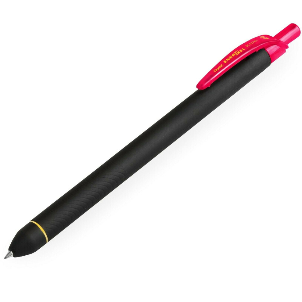 Pentel Energel Bl437r1 Retractable Gel Ink Rollerball Pen - 0.7Mm Nib - Single Pink
