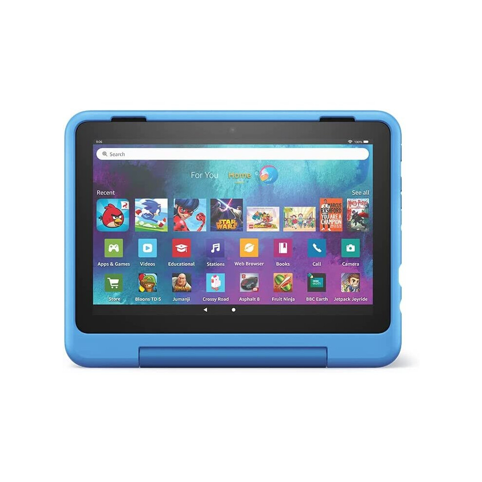 Fire HD 8 Kids Pro tablet  8-inch HD display, Kid-Friendly Case, 32 GB, 2022 release, Cyber Sky