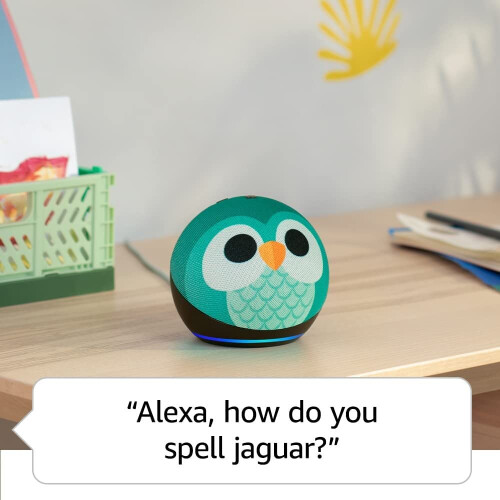 Amazon Echo Dot  Owl (5th generation, 2022 release) Kids | Designed for kids 2