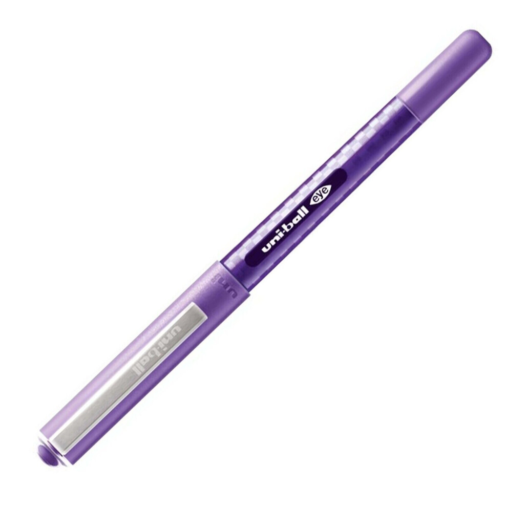 Uni-Ball EYE - UB-157D Rollerball Pens - 0.7mm Nib - Violet Ink - Single