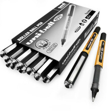 Uni-Ball Eye UB-150-10 Black 1.0mm Broad Liquid Ink Rollerball Pens, Tamper-Resistant Super Ink (UB-150-10 BLACK-14)