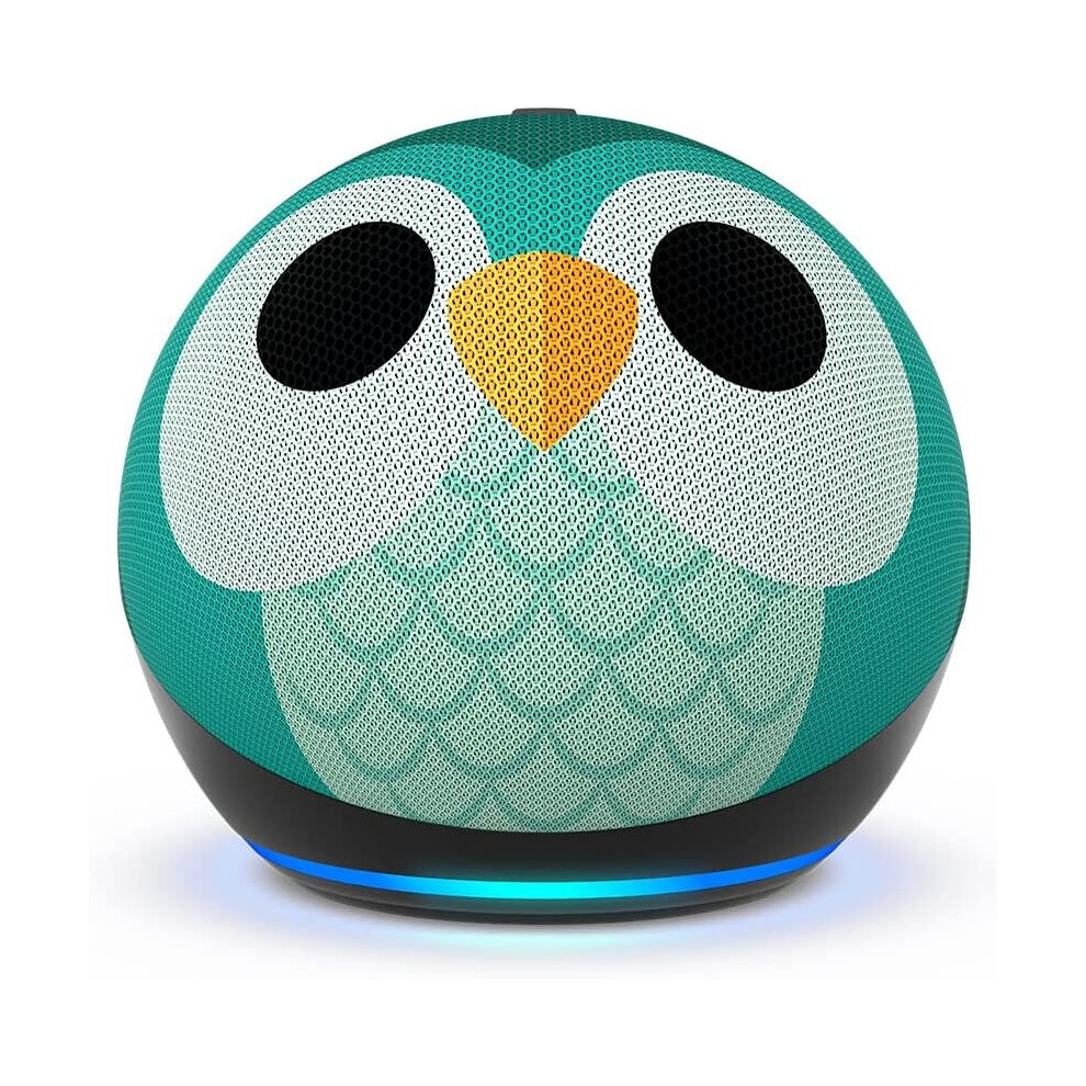 Echo Dot  Owl (5th generation, 2022 release) Kids | Designed for kids