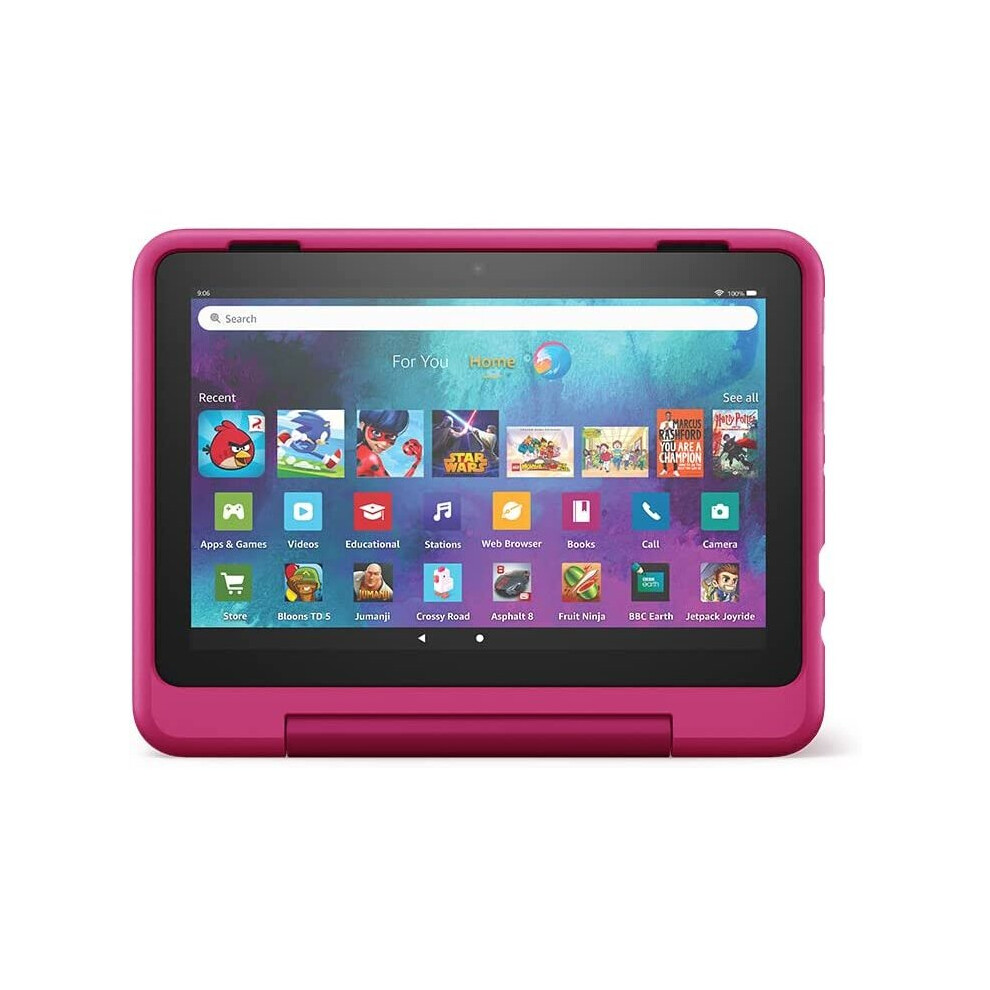 Fire HD 8 Kids Pro tablet  8-inch HD display Kid-Friendly Case, 32 GB, 2022 release, Rainbow Universe