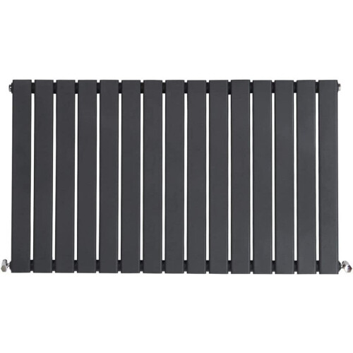 WarmeHaus (600 x 1022mm Single) Warmehaus Flat Panel Horizontal Vertical Radiator with Angled Valves 2