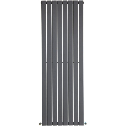 WarmeHaus (1600 x 546mm Single) Warmehaus Flat Panel Horizontal Vertical Radiator with Angled Valves 2