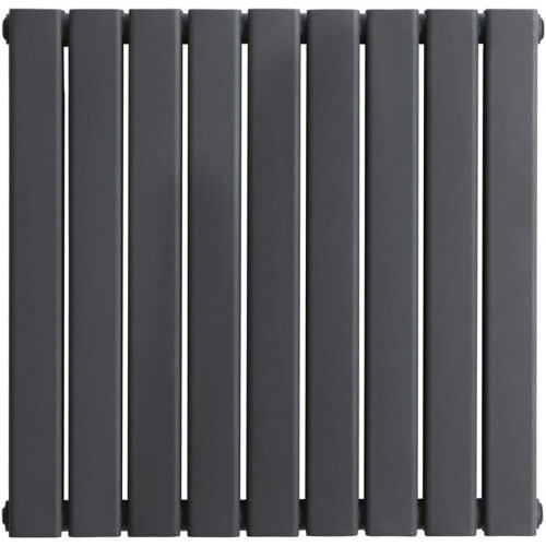 WarmeHaus (600 x 614mm Double) Warmehaus Flat Panel Horizontal Vertical Radiator with Angled Valves 2