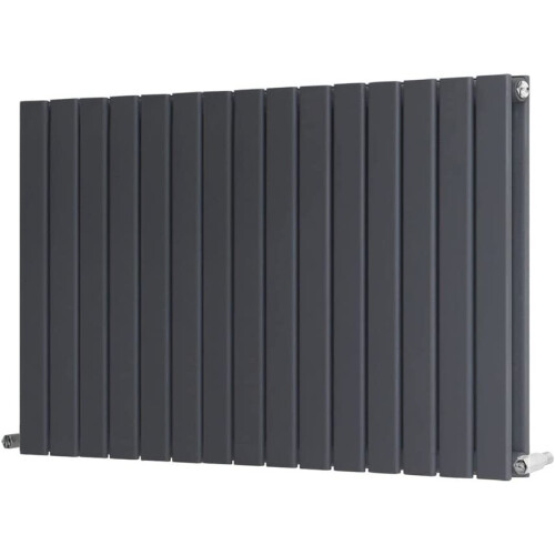 WarmeHaus (600 x 1022mm Double) Warmehaus Flat Panel Horizontal Vertical Radiator with Angled Valves 2