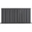 WarmeHaus (600 x 1158mm Double) Warmehaus Flat Panel Horizontal Vertical Radiator with Angled Valves 4