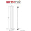 WarmeHaus (1800 x 274mm Single) Warmehaus Flat Panel Horizontal Vertical Radiator with Angled Valves 4